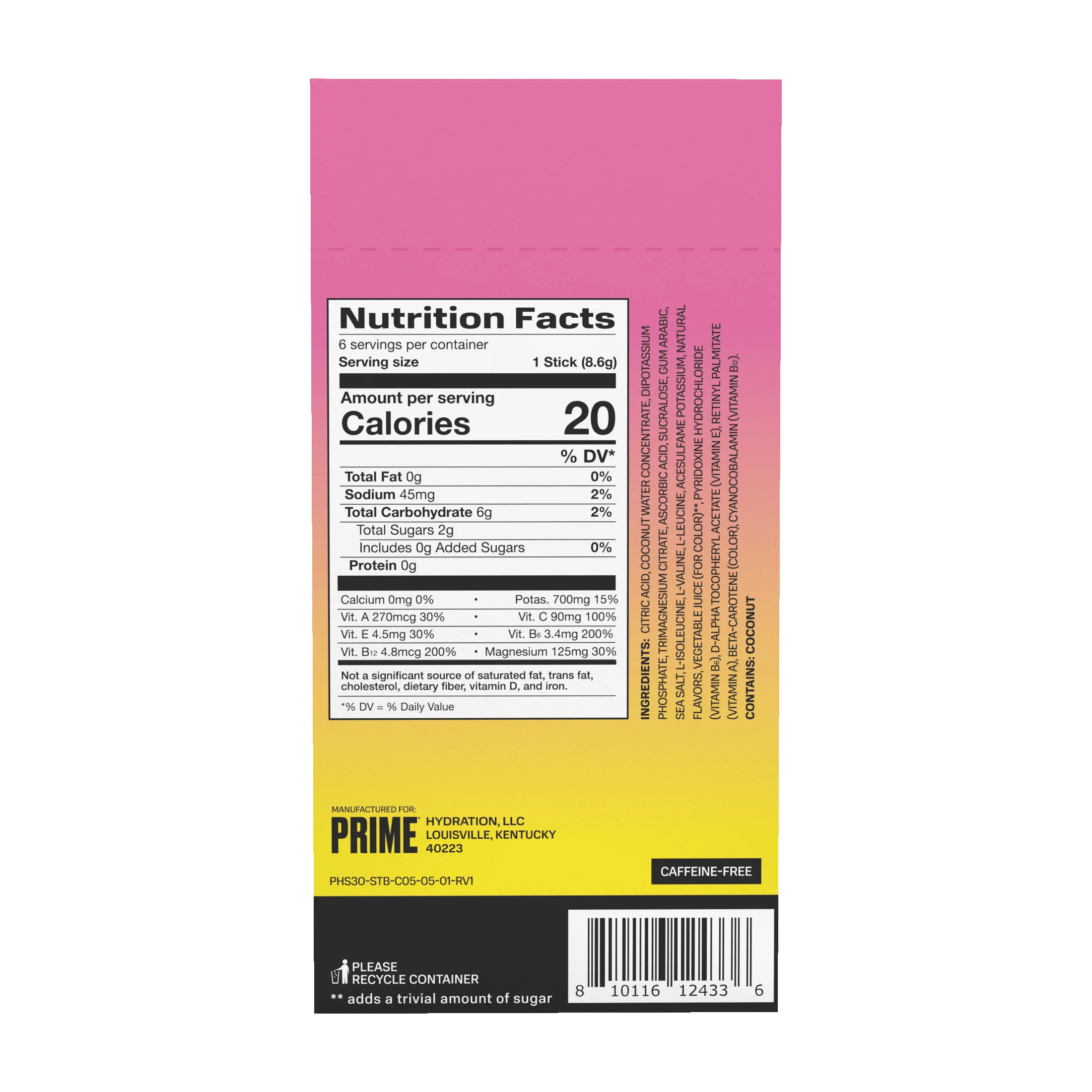 Hydration+ Sticks - Strawberry Banana - Image 3