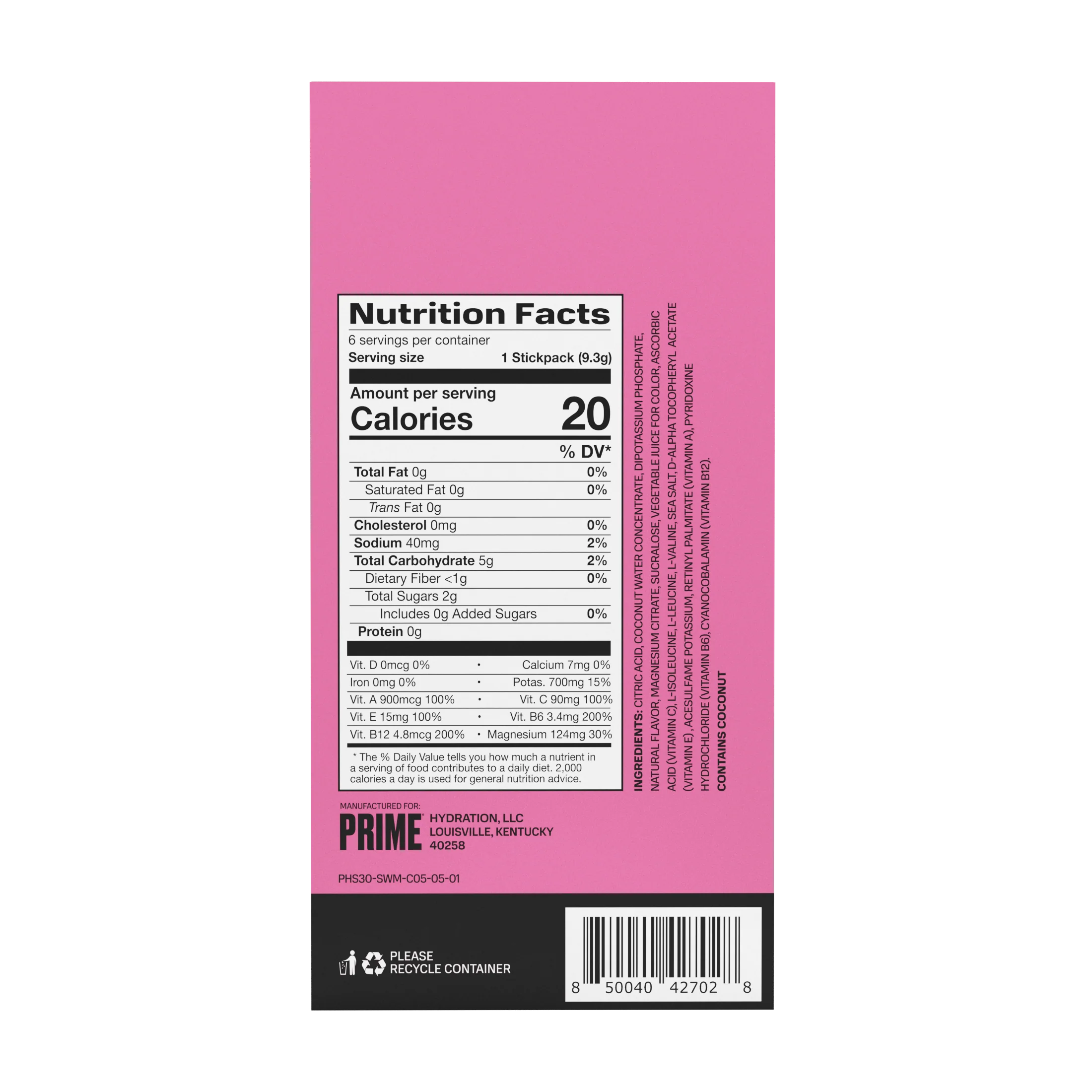 Hydration+ Sticks - Strawberry Watermelon - Image 3