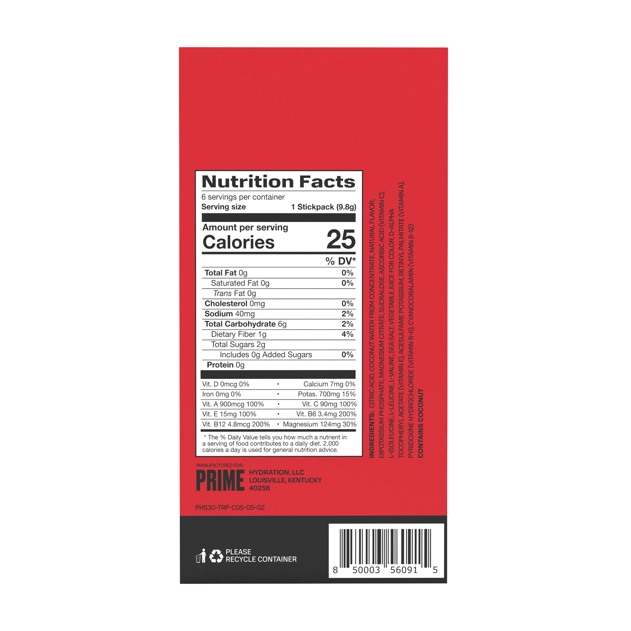 Hydration+ Sticks - Tropical Punch - Image 3